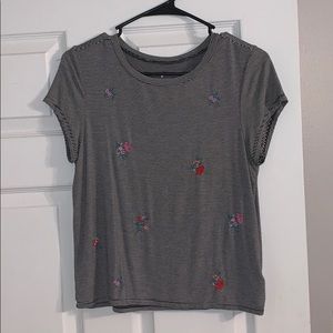 striped/floral Soft and sexy tee